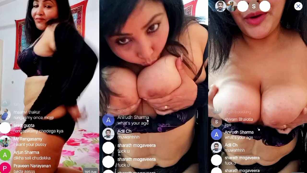 Rajsi Verma Showing Her Boobs and Ass in Live Video