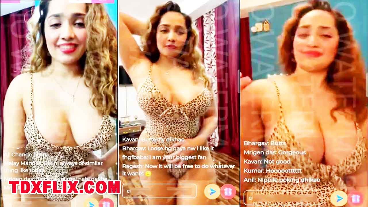 Aditi Mistry Nude Deep Cleavage Bikini Live Premium App Video